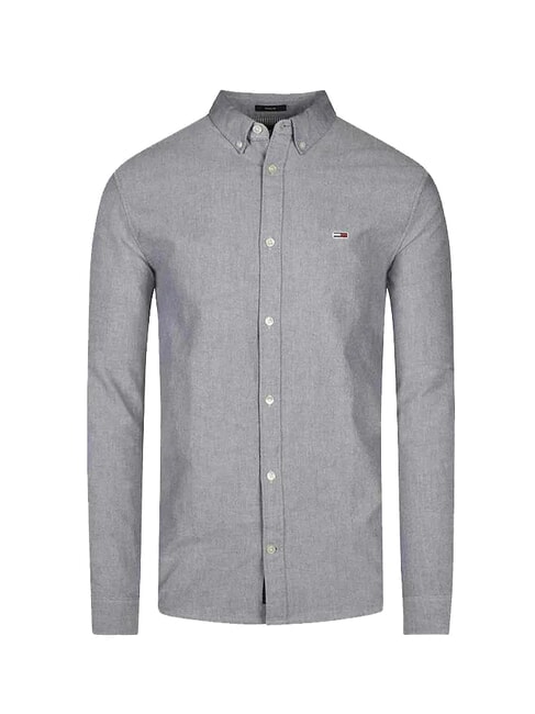 TH JEANS Cămașă de bumbac bleumarin noapte întunecată - Cămăși pentru bărbați