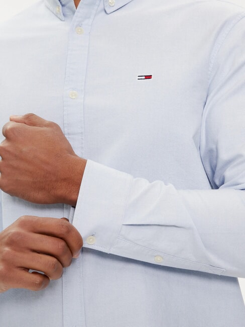 TH JEANS Cămașă de bumbac albastru moderat - Cămăși pentru bărbați