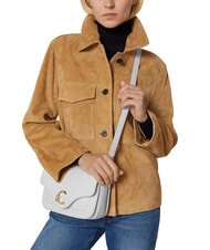 COCCINELLE C-ME Geantă de umăr coniac - Genți femei - 5