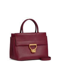 COCCINELLE ARLETTIS Geanta de mana din piele ciocanita coacăze - Genți femei - 2