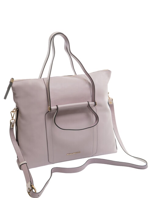 CAMPIONARIO - CIRCLE  Geanta laptop de 15,6", din piele violet/violet - Serviete birou