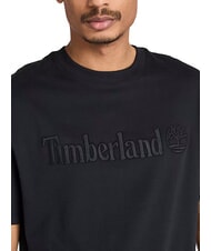 TIMBERLAND EMBROIDERY TONAL Tricou din bumbac BLACK - tricou - 3
