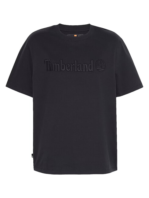 EMBROIDERY TONAL Tricou din bumbac BLACK - tricou
