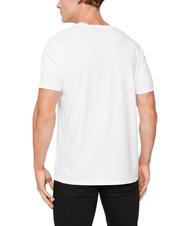GUESS TRI LOGO Tricou din bumbac alb purpuriu - tricou - 2