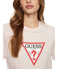 GUESS JEANS SS CN BOXY ICONIC  Tricou din bumbac roșeață regală - tricou - 3