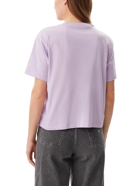 SS CN BOXY ICONIC  Tricou din bumbac floare de liliac - tricou