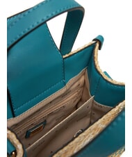 GUESS SILVANA Geanta de mana mini, cu curea de umar logo-ul teal - Genți femei - 5