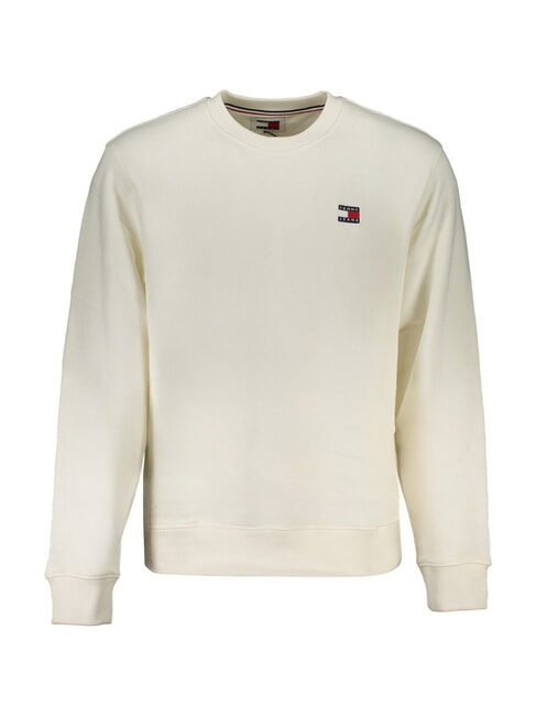 TH JEANS MINI FLAG Hanorac de bumbac alb antic - hanorace