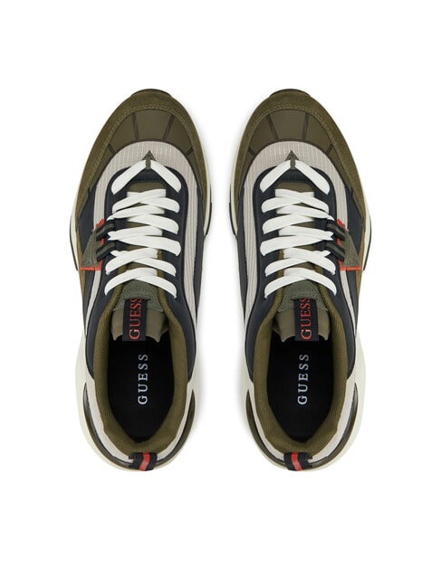 VALENCIA Adidași de alergare rege verde negru fildeș - Pantofi bărbați