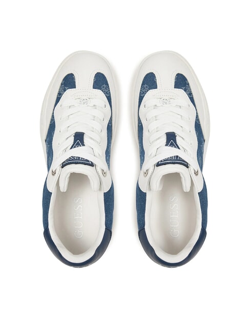 SWOLE2 Teniși cu platformă și inserții din denim albastru - Pantofi femei