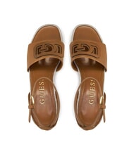 GUESS TANVEE Sandale espadrile cu platformă înaltă bronza - Pantofi femei - 3