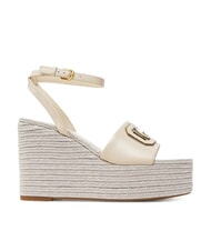 GUESS TANVEE Sandale espadrile cu platformă înaltă crem/auriu - Pantofi femei - 2