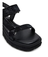 GUESS LODE Sandale cu platformă și strasuri BLACK - Pantofi femei - 4