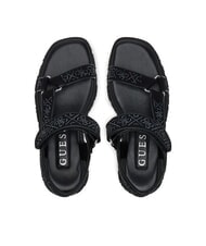 GUESS LODE Sandale cu platformă și strasuri BLACK - Pantofi femei - 3