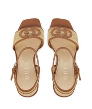 GUESS GANIKA Sandale &icirc;nalte cu bandă din rafie natural - Pantofi femei - 3