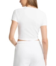 GUESS JEANS LOGO CALIFORNIA Tricou scurt, elastic, crop - tricou