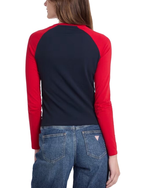 RAGLAN BLOCK Tricou cu mânecă lungă și imprimeu îndrăzneț ocean multi - tricou