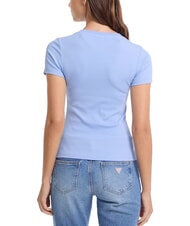 GUESS JEANS EMBRO SLIM Tricou cu m&acirc;necă scurtă și nervuri - tricou