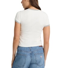 GUESS JEANS LOGO STAMP Tricou slim fit cu mânecă scurtă - tricou