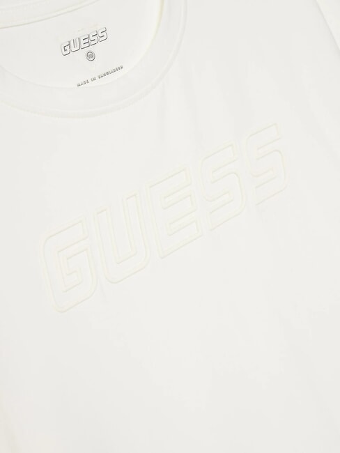 KIDS Tricou cu m&acirc;necă scurtă și logo &icirc;n relief zg&acirc;riat - Tricou copil