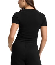 GUESS JEANS LOGO CALIFORNIA Tricou scurt, elastic, crop jetbla - tricou - 2