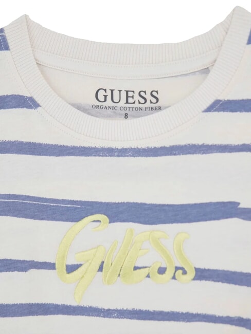 KIDS Tricou cu mânecă scurtă și dungi fantezie albastru-gri - Tricou copil