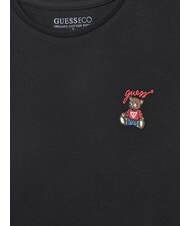 GUESS KIDS Tricou cu m&acirc;necă scurtă și ursuleț de pluș jetbla - Tricou copil - 3