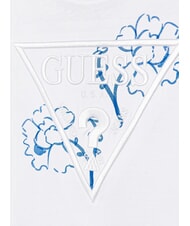 GUESS KIDS Tricou supradimensionat cu m&acirc;necă scurtă alb purpuriu - Tricou copil - 5