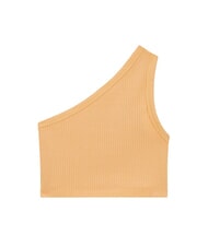 GUESS KIDS GARMENT Top cu un singur umăr și nervuri sorbet de mandarină - Tricou copil - 2