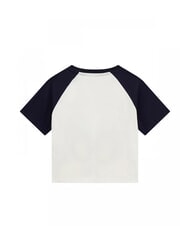 GUESS KIDS Tricou crop cu m&acirc;necă scurtă - Tricou copil