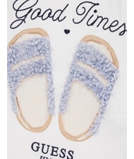 GUESS KIDS Tricou crop cu mânecă scurtă albastru secret - Tricou copil - 3