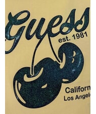 GUESS KIDS MIDI Tricou cu mânecă scurtă lămâie rasă - Tricou copil - 2