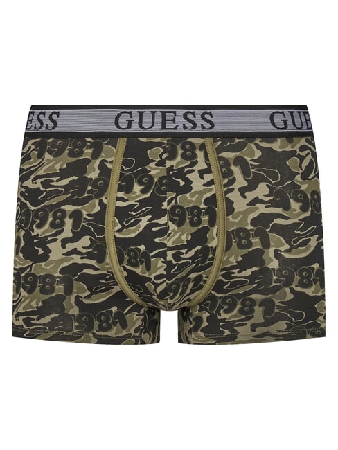 JOE 3 boxeri multicolori camuflaj verde 81 - Slip pentru bărbați