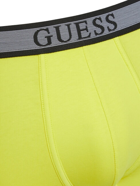 JOE 3 boxeri multicolori pieptene galben-lavă neagră - Slip pentru bărbați