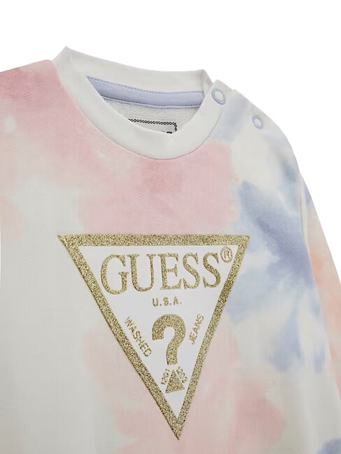 KIDS ACTIVE Set hanorac și colanți pentru fete acuarelă de flori aop - Salopete și ținute pentru bebeluși