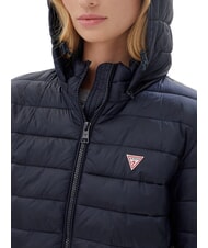 GUESS JEANS PACKABLE Jachetă ușoară din puf cu glugă ocean îndrăzneț - Jachete de puf pentru femei - 4