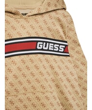 GUESS KIDS ACTIVE MINI ME Hanorac cu croială regulată 4g aop bej alb - Hanorac pentru bebeluși - 3