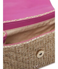 GUESS GIRL Geantă mini cu pandantiv cu logo explozie roz - Genți femei - 5