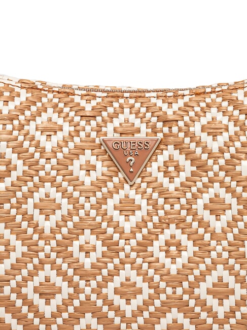 RIANEE Geantă mini hobo țesută COGNAC - Genți femei