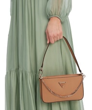 GUESS NOELLE Geantă de umăr cu lanț BEIGE - Genți femei - 5