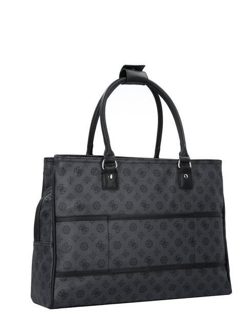 WILDER Geantă de umăr cu buzunar pentru laptop gri închis - Genți femei