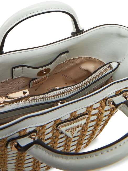 ATALIA Geantă mică cu curea de umăr natural/alb - Genți femei