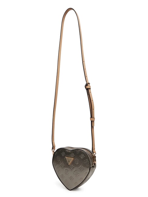 ARNELA Geantă de umăr mini cu inimă Logo pewter - Genți femei