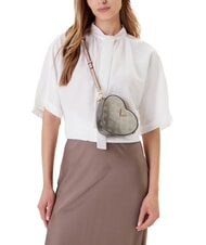 GUESS ARNELA Geantă de umăr mini cu inimă Logo pewter - Genți femei - 5