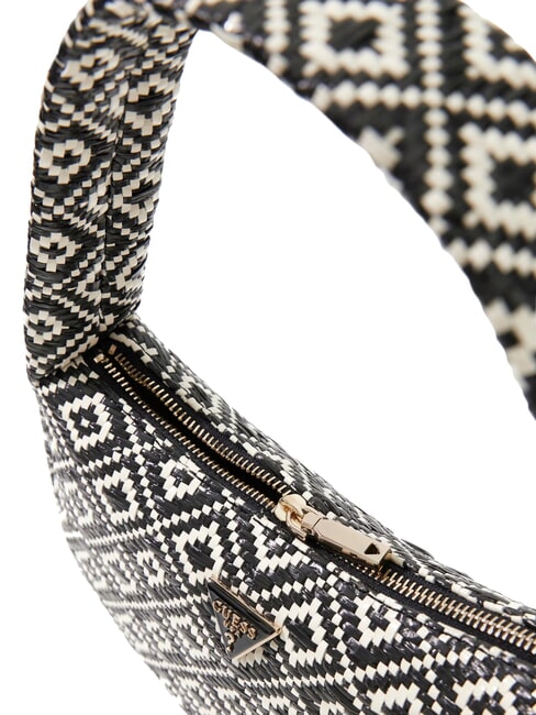 RIANEE Geantă mini hobo țesută BLACK - Genți femei