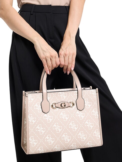 IZZY 2 Geantă tote cu curea de umăr sigla de nisip - Genți femei