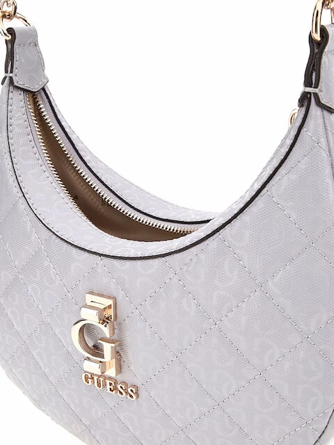 BESSEY Geantă de umăr cu curea de umăr gri lavanda - Genți femei