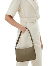 GUESS ECO JAZLYNN Geantă de umăr cu imprimeu Saffiano salvie - Genți femei - 5