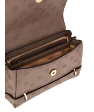GUESS ZARELA Geantă de mână logo taupe închis - Genți femei - 4