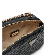 GUESS ECO RIANEE Geantă matlasată convertibilă BLACK - Genți femei - 4